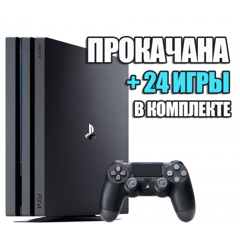 PlayStation 4 PRO 1 TB + 24 игры #287